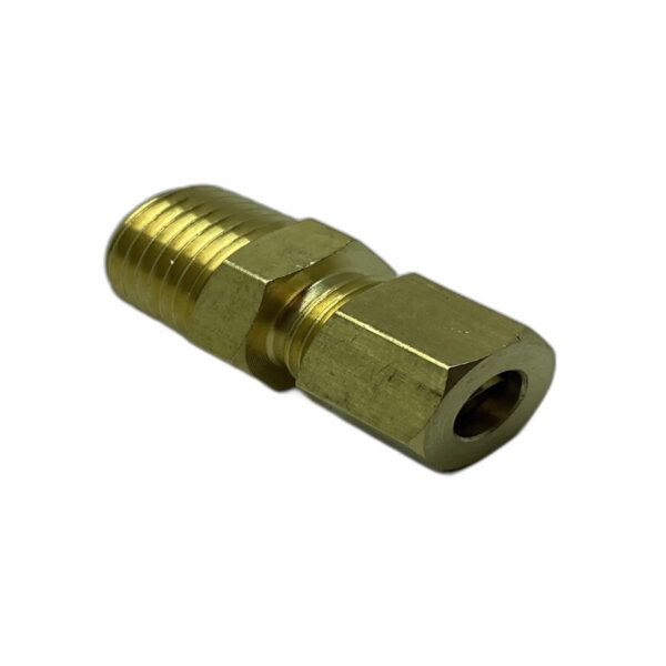 CONECTOR MACHO CON GARBANZO 1/4 X 1/4