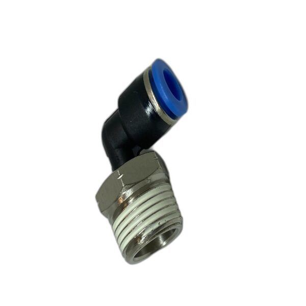 CONECTOR RAPIDO 90° 1/4 X 3/8 MACHO NPT